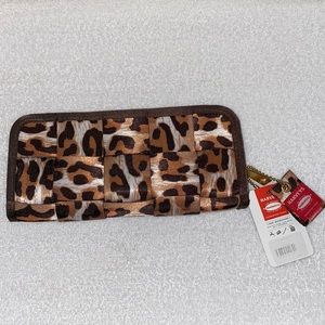 COPY - Harvey’s Seatbelt Snow Leopard Clutch Wall…